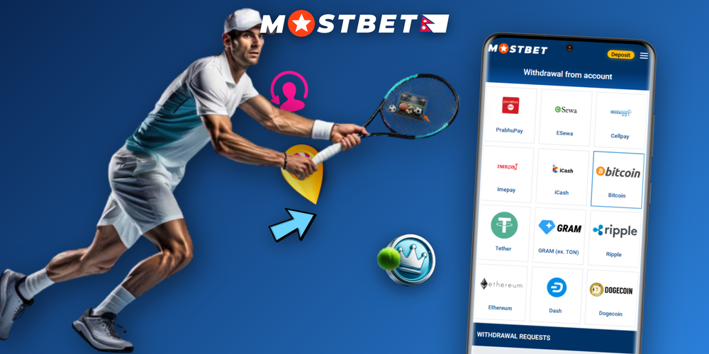 Mostbet withdrawal limit overview showing NPR channels eSewa Khalti Visa USDT