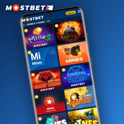 Mostbet Mines balanced strategy board with 5 mines and a mid x3.5 multiplier badge