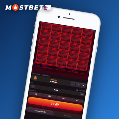 Mostbet Mines conservative strategy board with 2 mines and a low x1.5 multiplier
